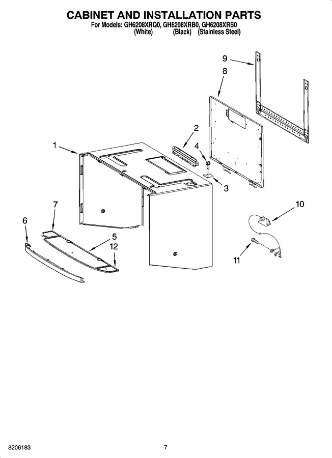 Diagram for GH6208XRS0