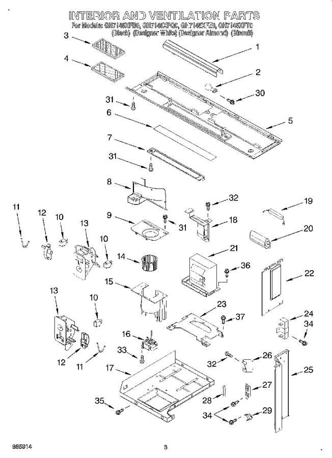 Diagram for GH7145XFB0