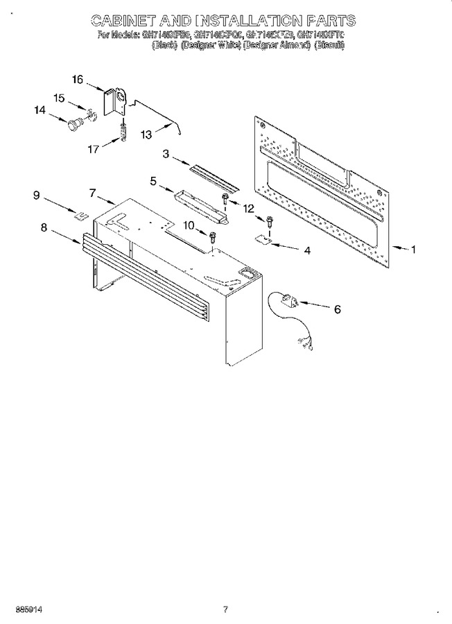 Diagram for GH7145XFB0