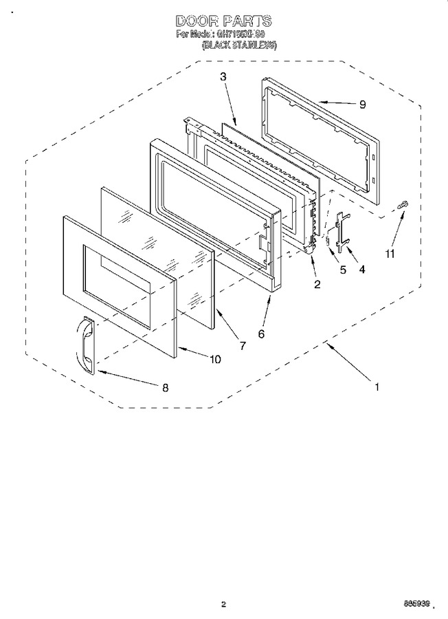 Diagram for GH7155XHS0
