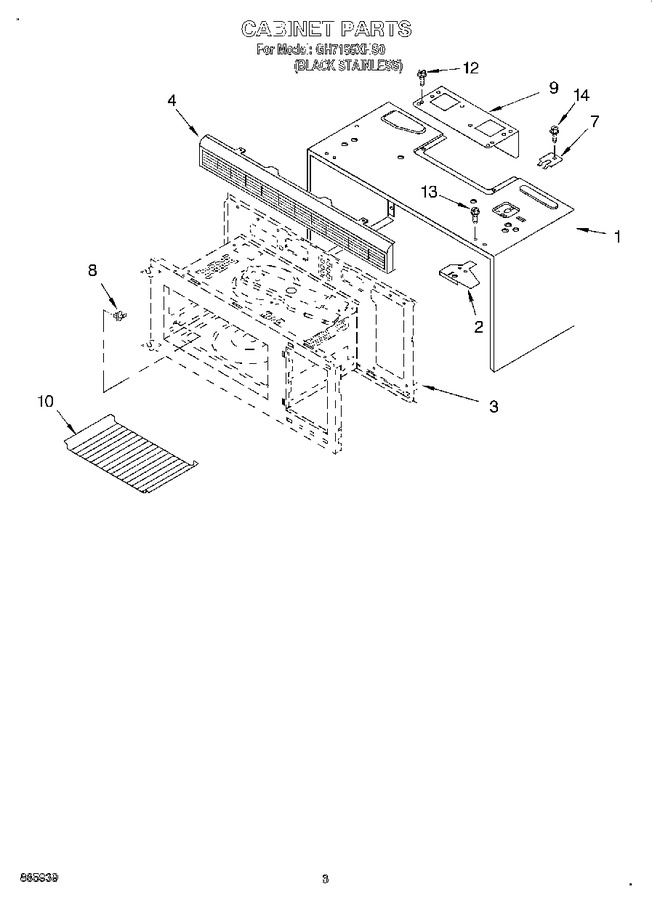 Diagram for GH7155XHS0