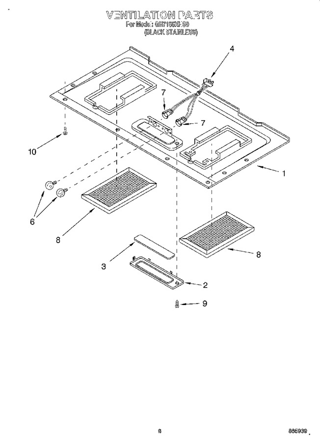 Diagram for GH7155XHS0