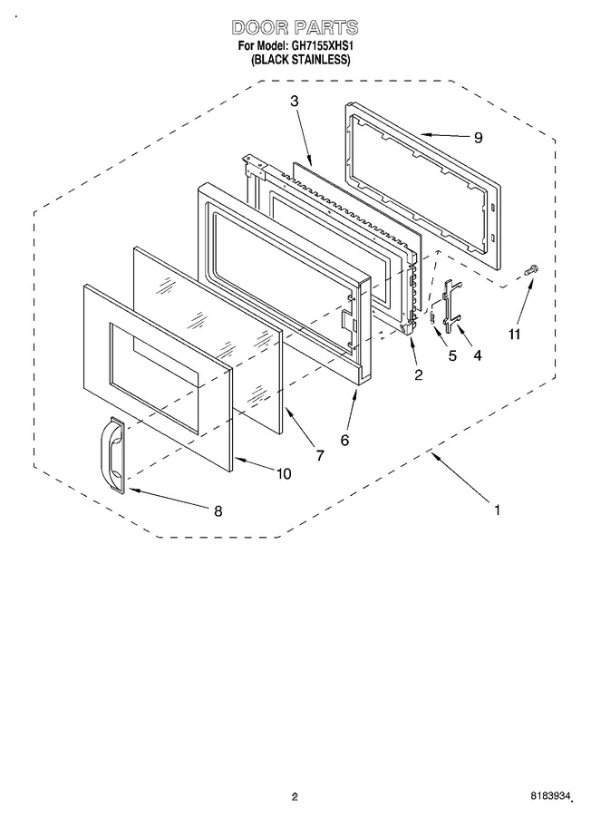 Diagram for GH7155XHS1