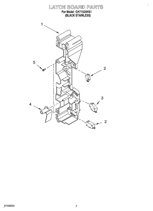 Diagram for GH7155XHS1
