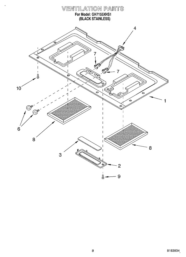 Diagram for GH7155XHS1