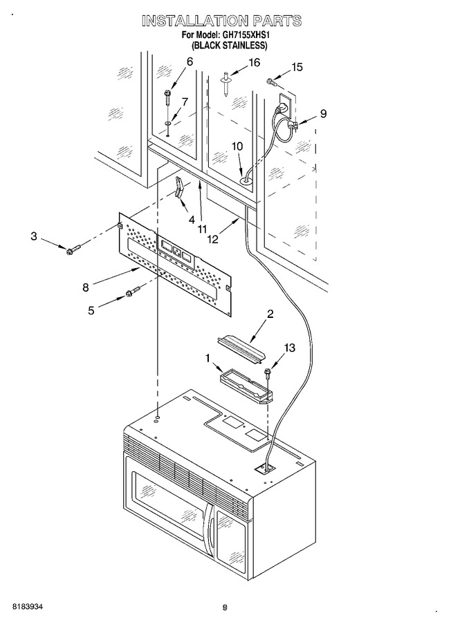Diagram for GH7155XHS1