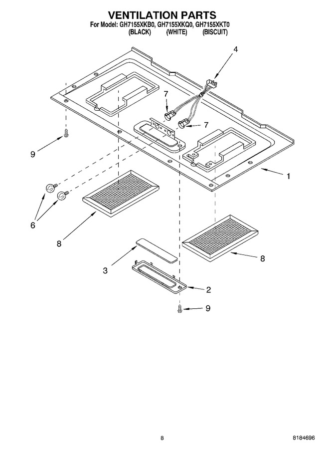 Diagram for GH7155XKT0