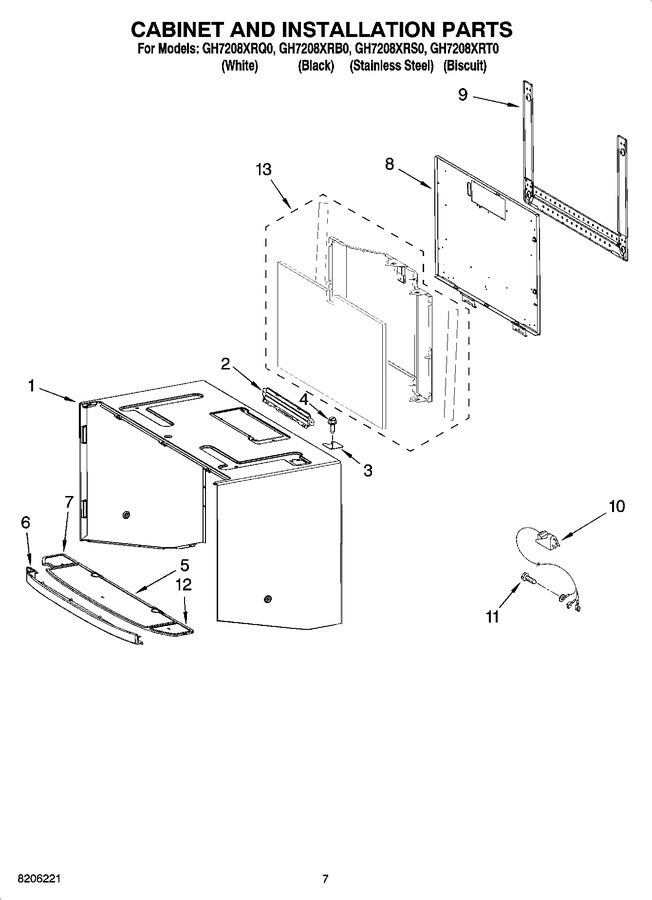 Diagram for GH7208XRS0