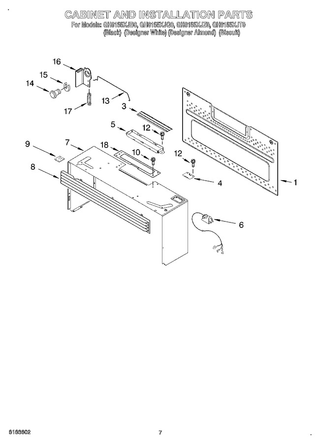 Diagram for GH8155XJZ0
