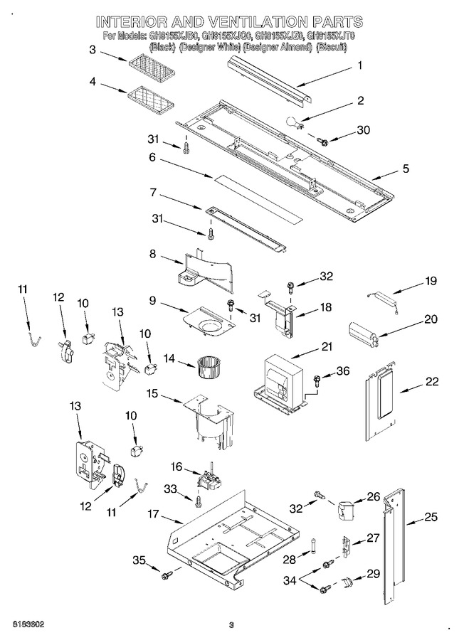 Diagram for GH8155XJB0