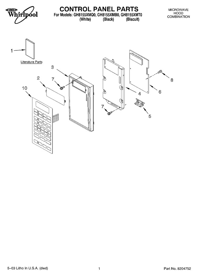 Diagram for GH8155XMT0