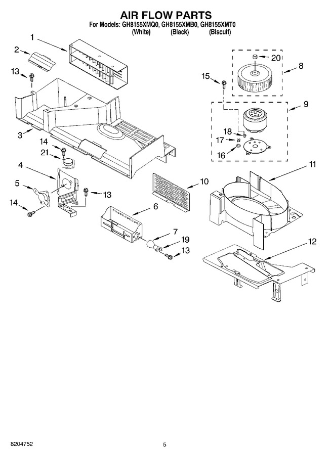 Diagram for GH8155XMB0