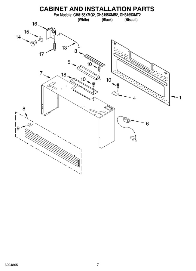 Diagram for GH8155XMT2