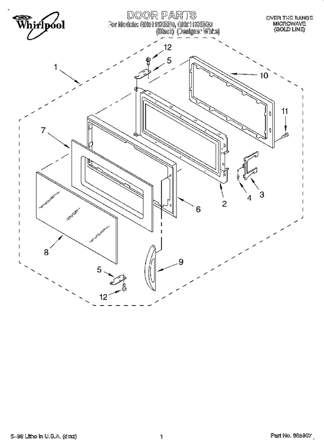 Diagram for GH9115XEB0