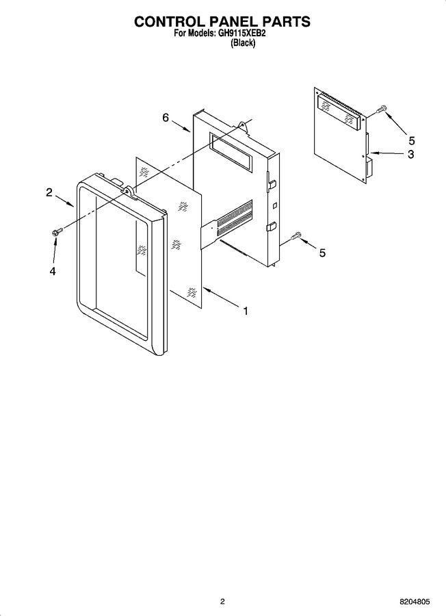 Diagram for GH9115XEB2