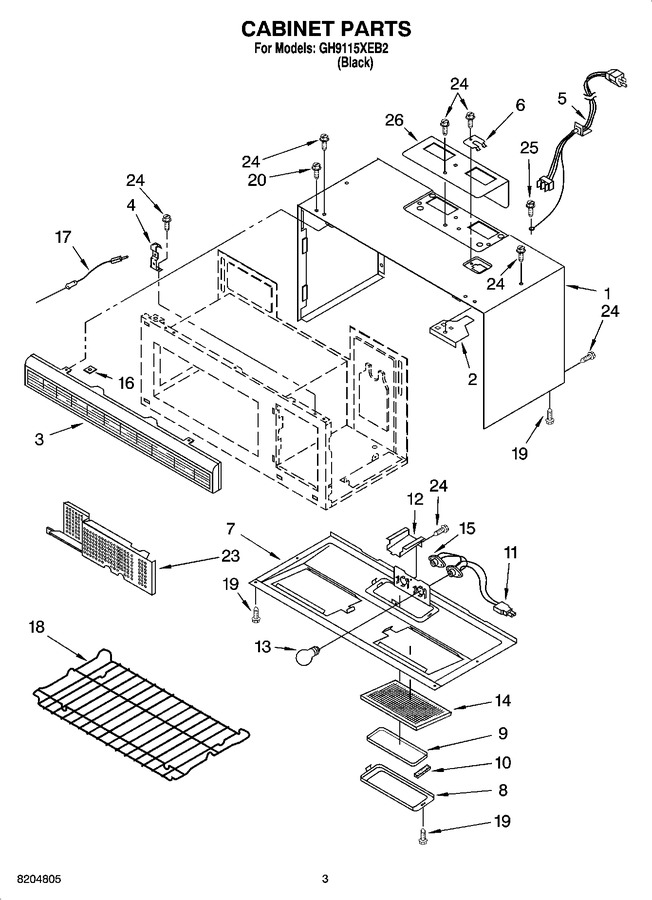 Diagram for GH9115XEB2