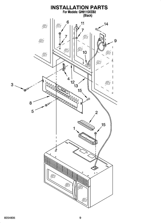Diagram for GH9115XEB2