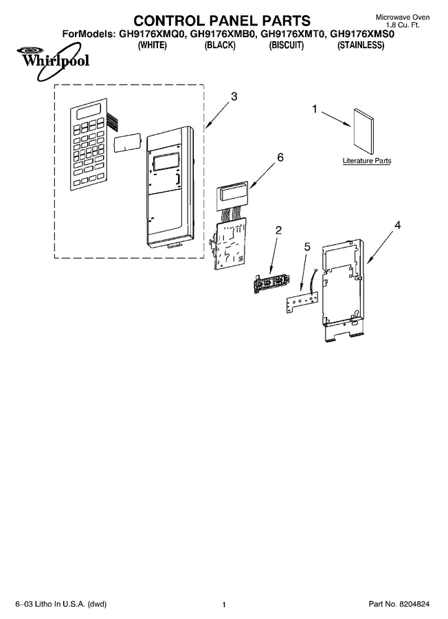 Diagram for GH9176XMB0