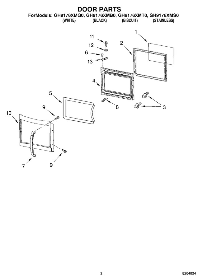 Diagram for GH9176XMT0