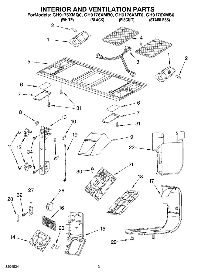 Diagram for GH9176XMB0