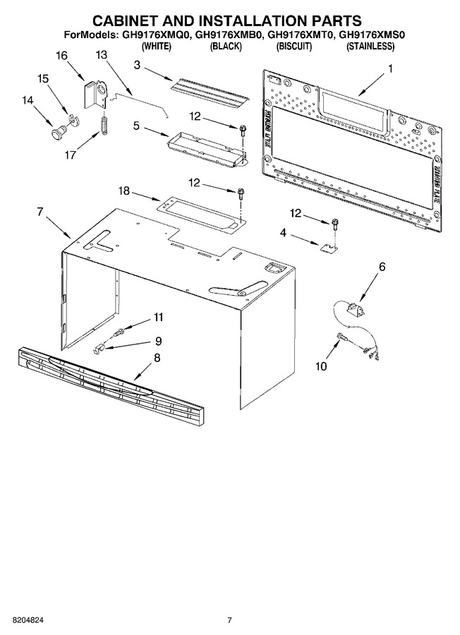 Diagram for GH9176XMT0
