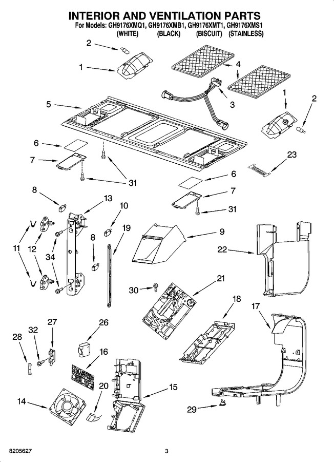 Diagram for GH9176XMB1