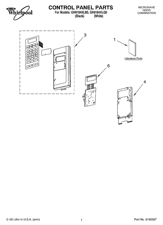 Diagram for GH9184XLQ0