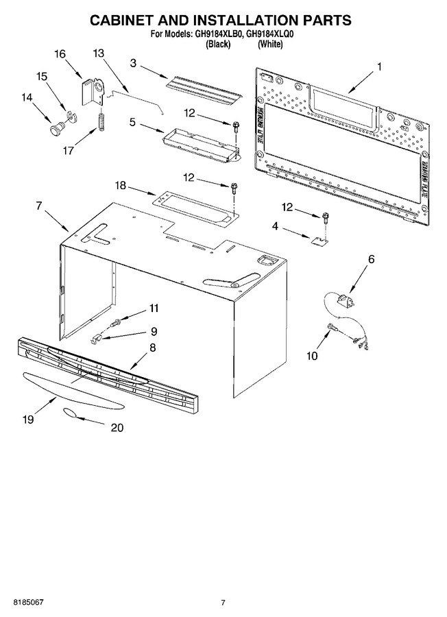 Diagram for GH9184XLQ0