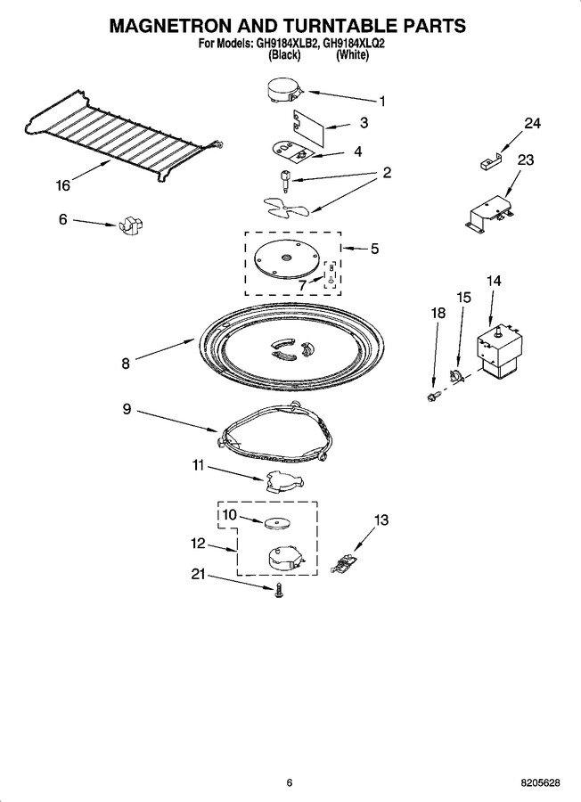 Diagram for GH9184XLB2