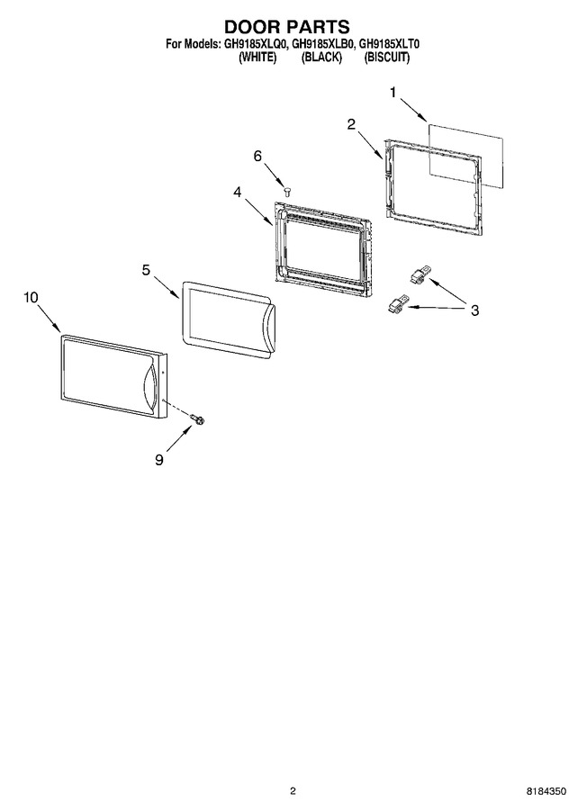 Diagram for GH9185XLT0