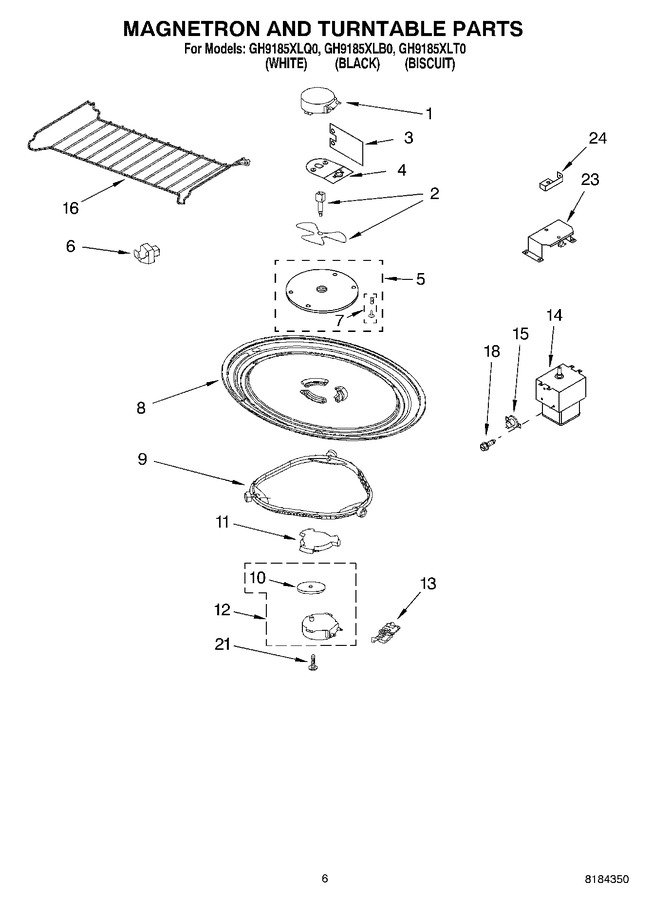 Diagram for GH9185XLB0