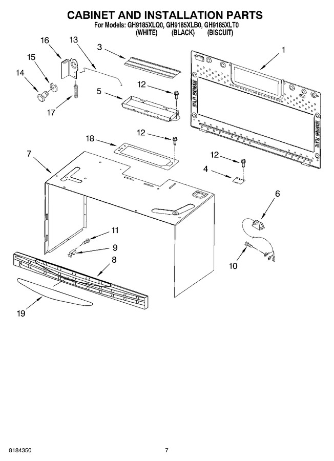 Diagram for GH9185XLB0