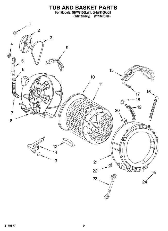Diagram for GHW9100LQ1