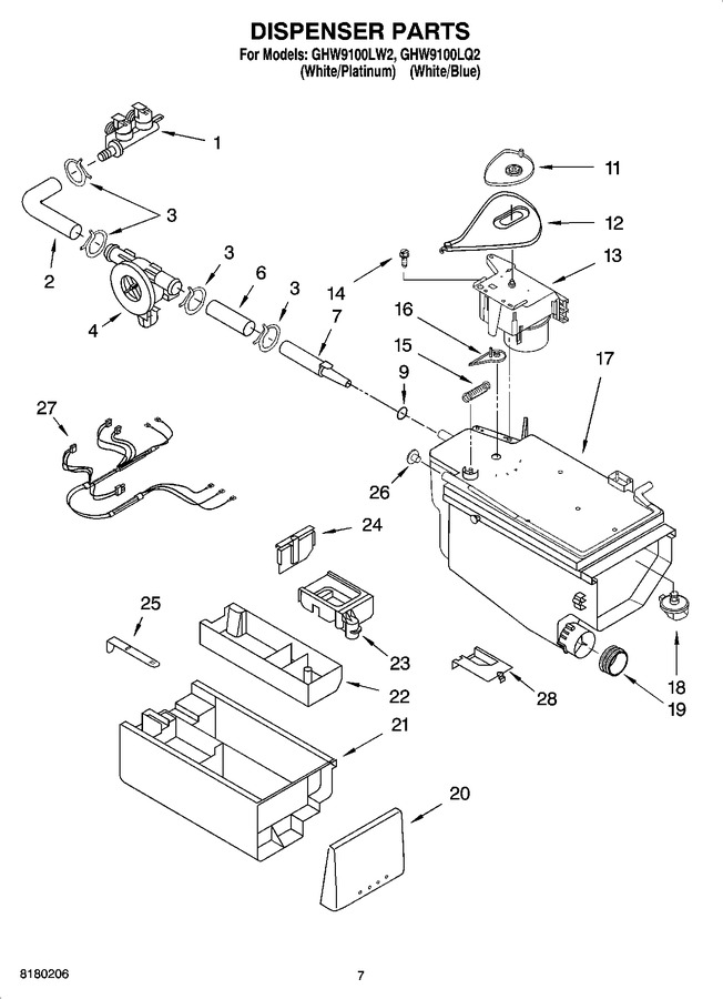 Diagram for GHW9100LQ2