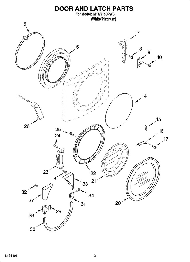 Diagram for GHW9150PW3