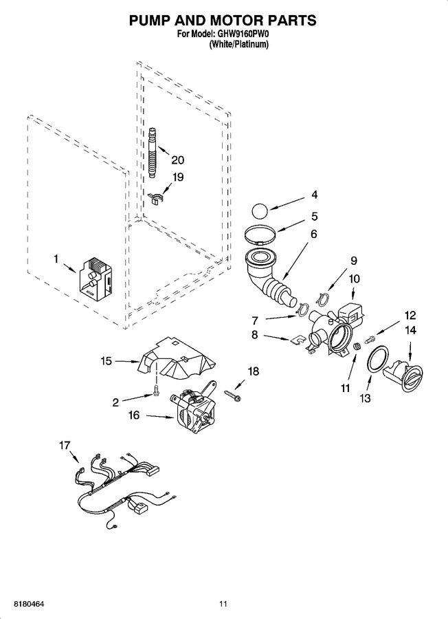Diagram for GHW9160PW0