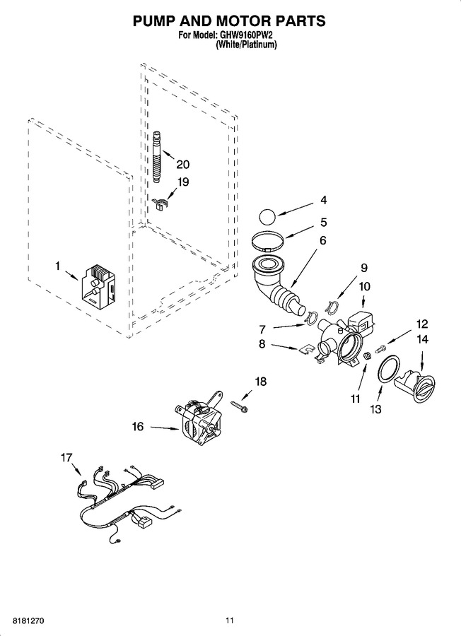Diagram for GHW9160PW2