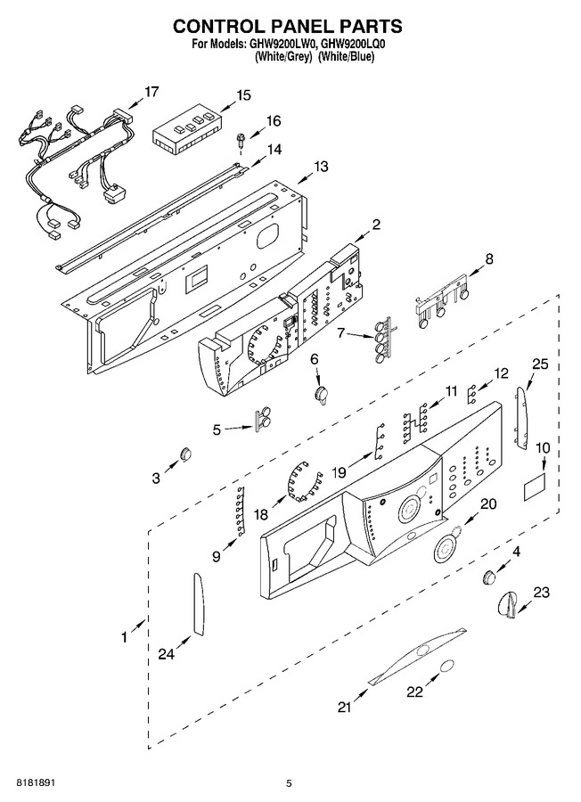 Diagram for GHW9200LQ0