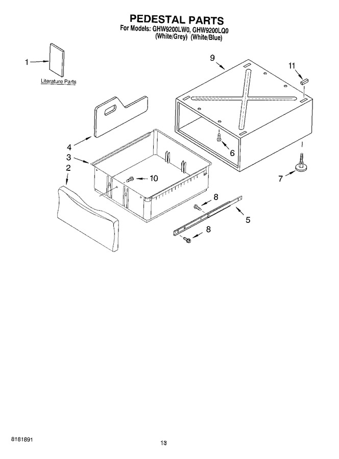 Diagram for GHW9200LQ0