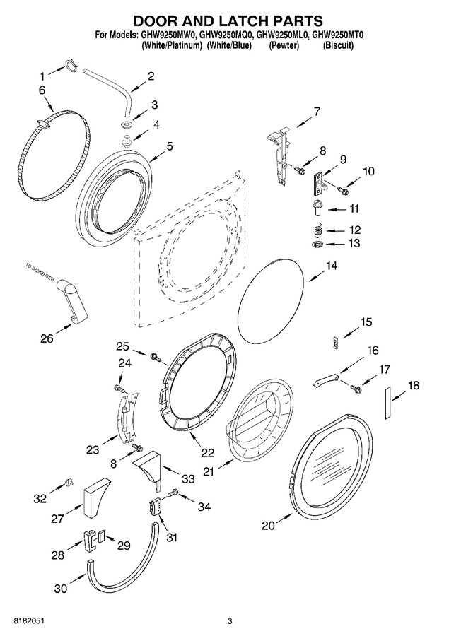 Diagram for GHW9250ML0