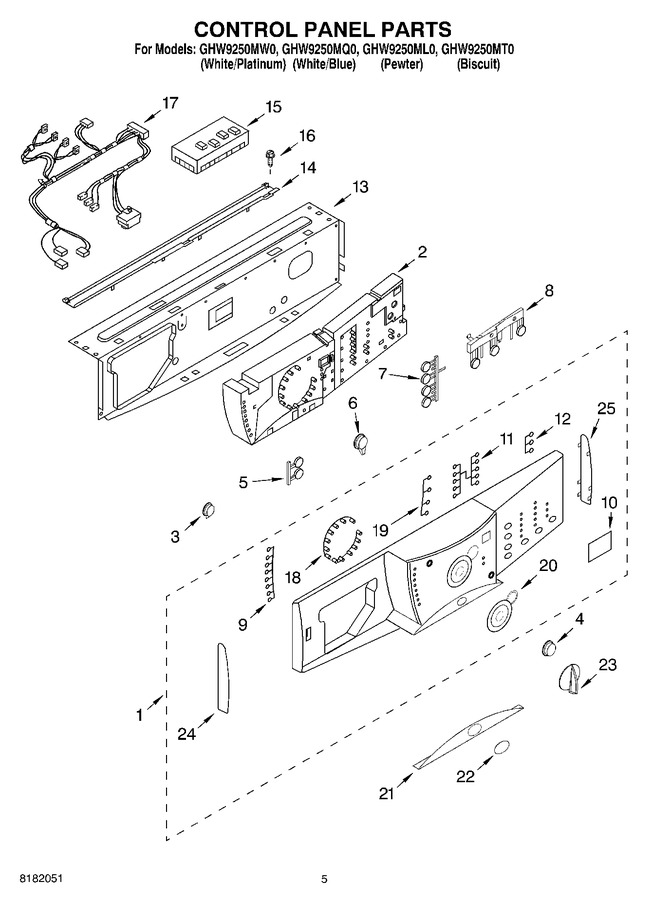 Diagram for GHW9250ML0