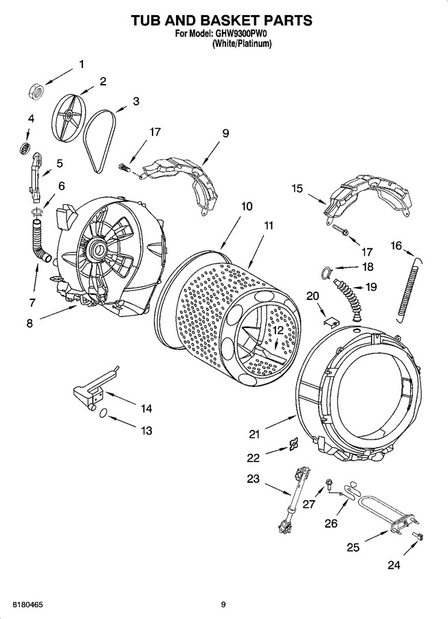 Diagram for GHW9300PW0