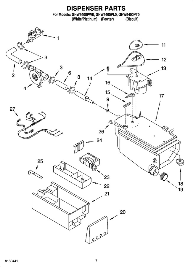 Diagram for GHW9400PT0