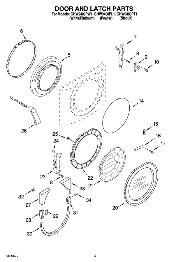Diagram for GHW9400PL1