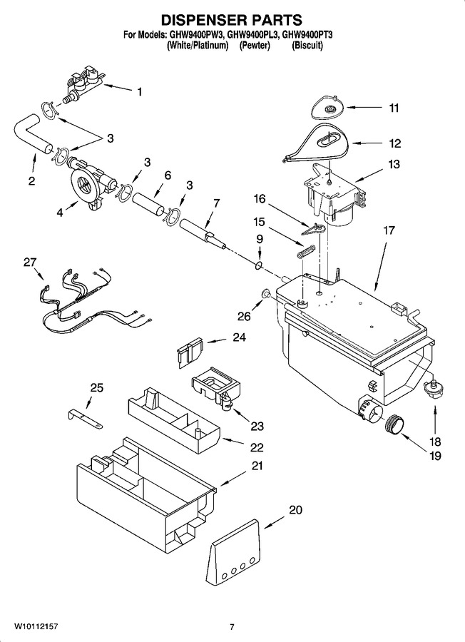 Diagram for GHW9400PW3