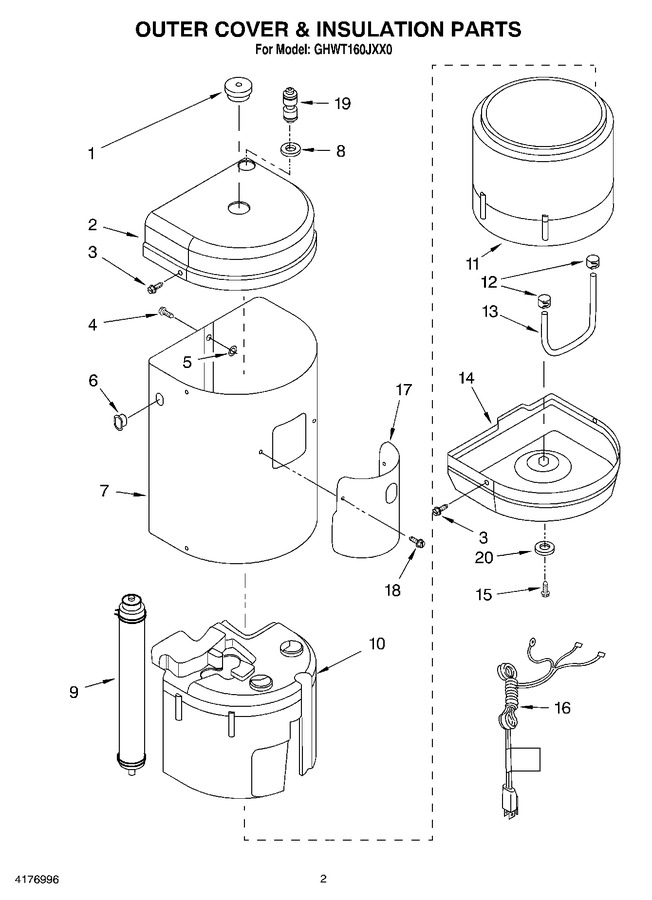 Diagram for GHWT160JXX0