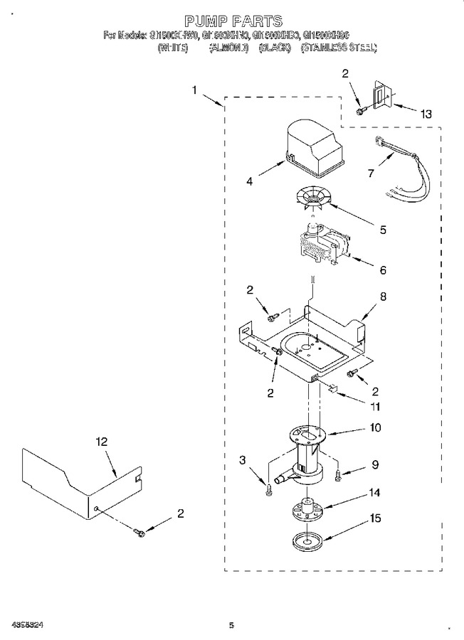 Diagram for GI1500XHB0