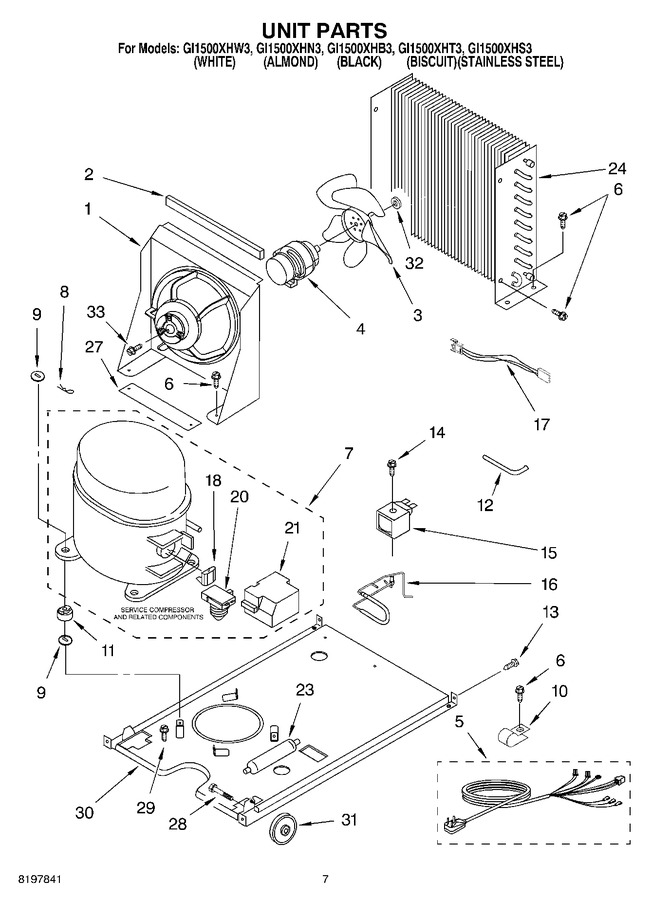Diagram for GI1500XHT3