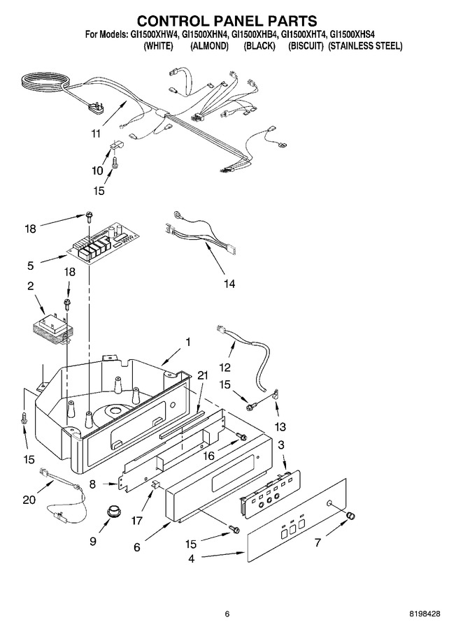 Diagram for GI1500XHS4