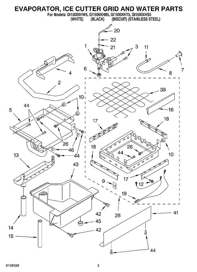 Diagram for GI1500XHB5